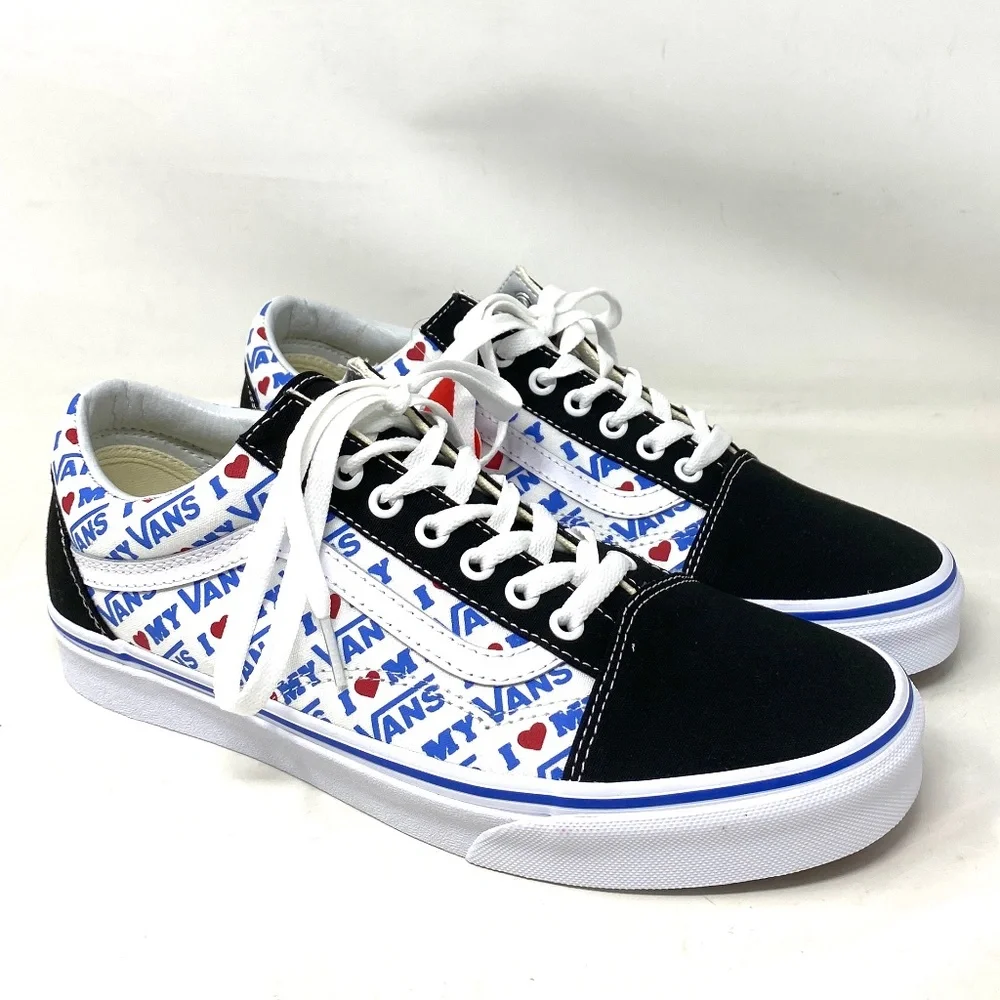 VANS Old Skool Skate Shoes Men Suede Black White Canvas Low Top Custom Alsu01240 - Picture 2 of 11